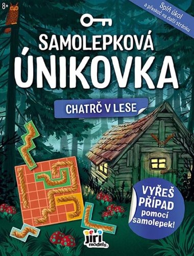 Samolepková únikovka Chatrč v lese - Jiri Models