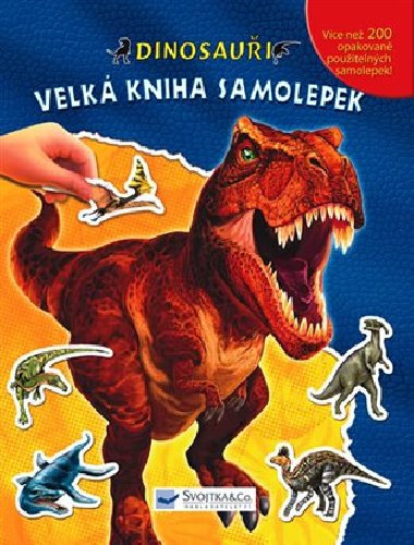 Dinosaui velk kniha samolepek - 