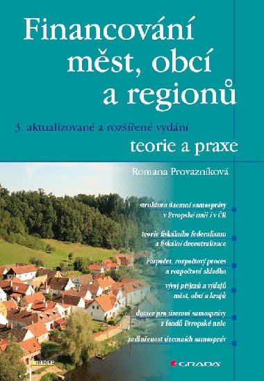 Financovn mst, obc a region - teorie a praxe - Romana Provaznkov 