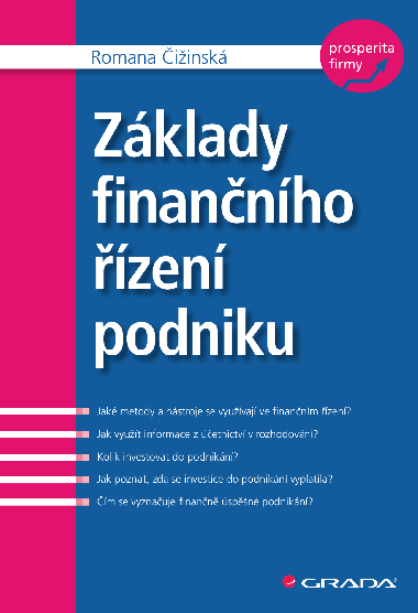 Zklady finannho zen podniku - Romana iinsk 
