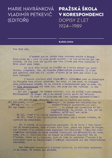 Prask kola v korespondenci - Vladimr Petkevi , Vladimr Petkevi Marie Havrnkov 