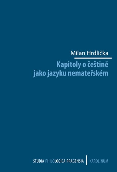 Kapitoly o etin jako jazyku nemateskm - Milan Hrdlika 