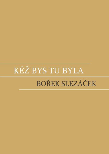 Kéž bys tu byla - Bořek Slezáček 