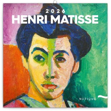 Kalend 2026 poznmkov: Henri Matisse, 30 x 30 cm - neuveden
