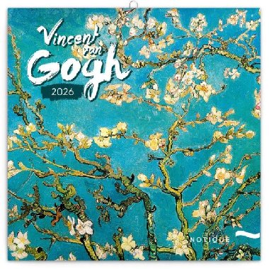 Kalend 2026 poznmkov: Vincent van Gogh, 30 x 30 cm - neuveden