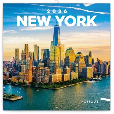 Kalend 2026 poznmkov: New York, 30 x 30 cm - neuveden