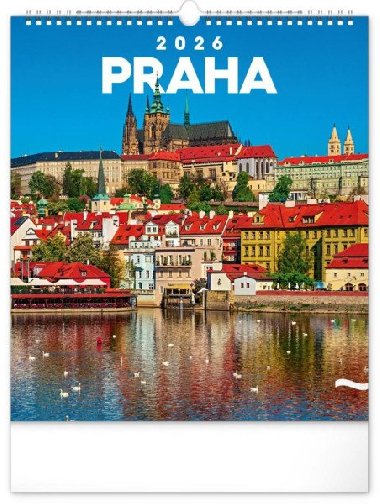 Kalend 2026 nstnn: Praha, 30 x 34 cm - neuveden