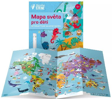 Mapa svta pro dti - kouzeln ten - interaktivn mluvic mapa - Albi
