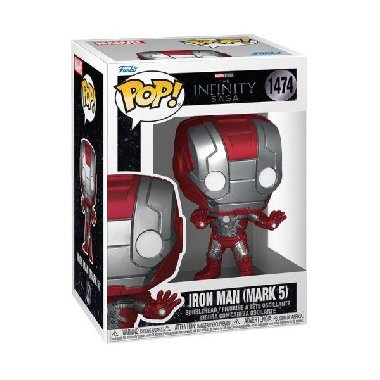 Funko POP Marvel: The infinity Saga - Iron Man (Mark 5) #1474 - neuveden