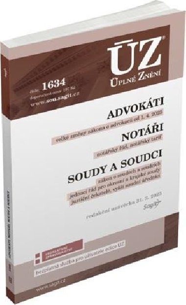 Z 1634 Soudy a soudci - neuveden