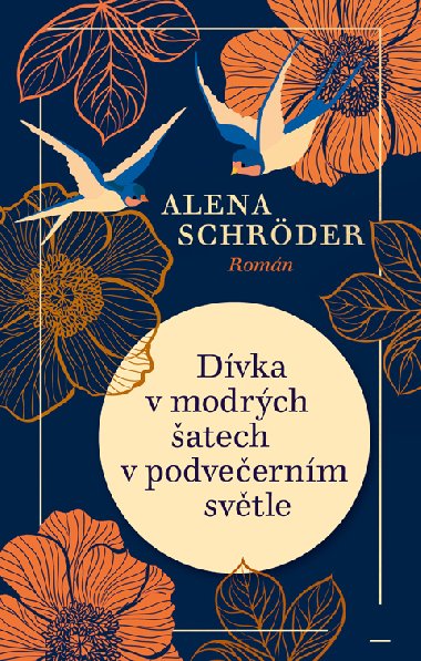 Dvka v modrch atech v podveernm svtle - Alena Schrder 