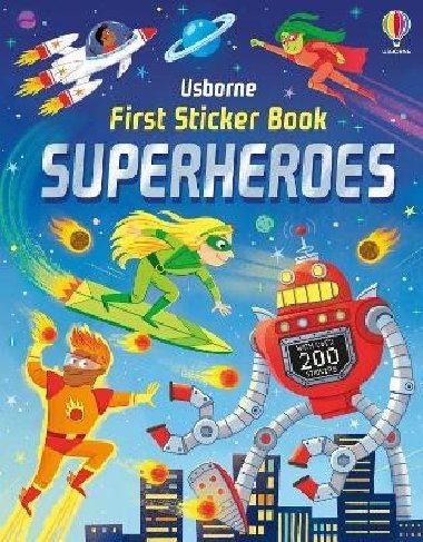 First Sticker Book Superheroes - Nolan Kate