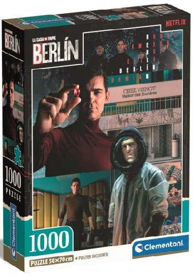 Puzzle La Casa de Papel: Berlin - f 1000 dlk - neuveden