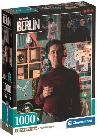 Puzzle La Casa de Papel: Berln - Mm pln 1000 dlk - neuveden
