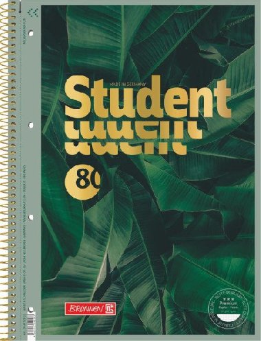 Brunnen student blok dungle A4 - tvereek, 80 list - neuveden