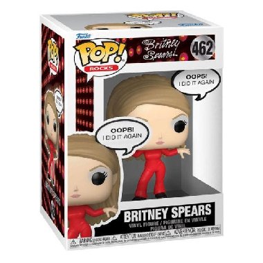 Funko POP Sayings: Britney Spears - Oops, I Did It Again #462 - neuveden