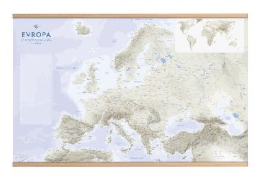 Evropa - Cestovatelsk mapa s litami 1:6 800 000 - neuveden