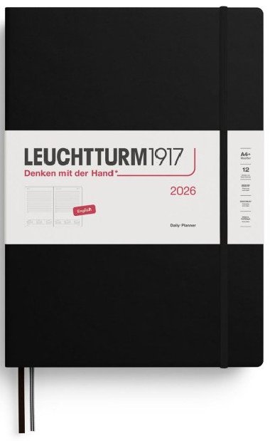 Daily Planner 2026 Master (A4+) Black - neuveden