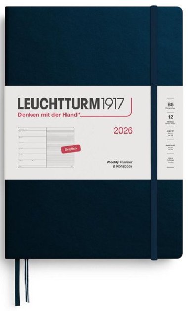 Weekly Planner & Notebook 2026 Composition (B5) Deep Sea - neuveden