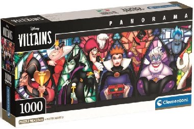 Puzzle Panorama: Disney Villains 1000 dlk - neuveden