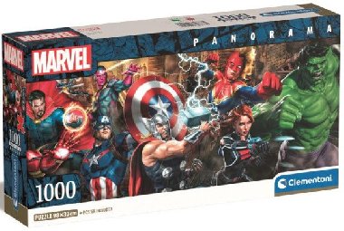 Puzzle Panorama: Marvel 1000 dlk - neuveden