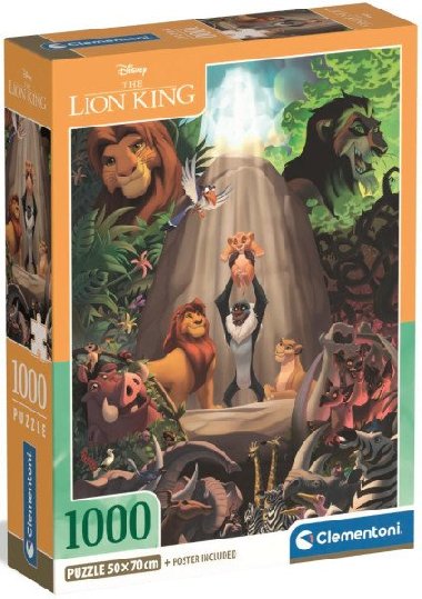 Puzzle Disney: Lv krl 1000 dlk - neuveden