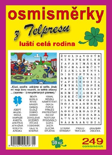 Osmismrky z Telpresu lut cel rodina 1/2025 - 249 osmismrek - neuveden