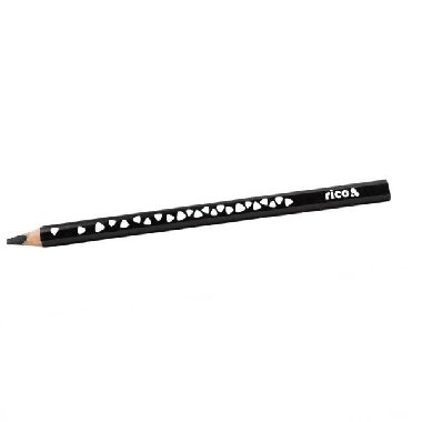 Rico Jumbo Pastelka trojbok, tuha prmr 5 mm - ern - neuveden