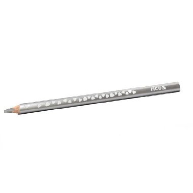 Rico Jumbo Pastelka trojbok, tuha prmr 5 mm - stbrn - neuveden