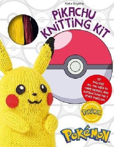 PokeMon Knitting Pikachu Kit - Boyette Katie