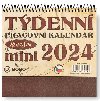 Pracovn Retro mini tdenn 2024 - stoln kalend - Bobo Blok