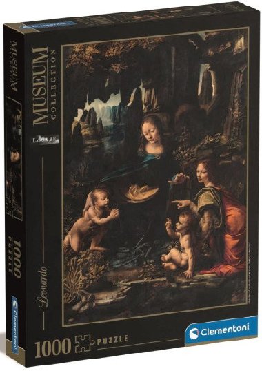 Puzzle Leonardo da Vinci: Madona ve skalch 1000 dlk - neuveden