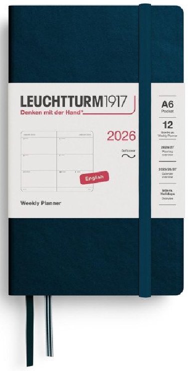 Weekly Planner 2026 Pocket (A6) Deep Sea - neuveden