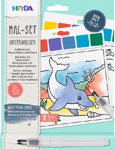 HEYDA 10 omalovánek - vodní svět - neuveden