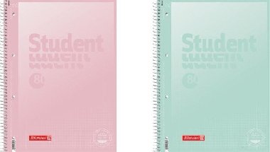 Brunnen student blok pastel A4 -  tvereek, 80 list, rov/zelen - neuveden