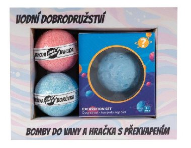 Kosmetick sada pro dti (2x umiv bomba, hraka - sdrov planeta) - neuveden