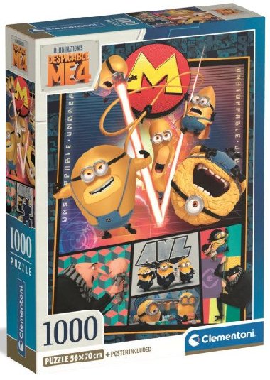 Puzzle J, padouch 4 1000 dlk - neuveden