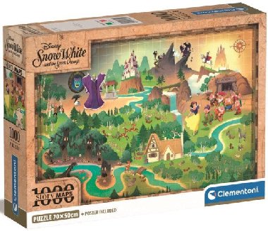Puzzle Story Maps: Snhurka 1000 dlk - neuveden