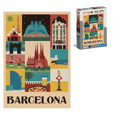 Puzzle Style in the City: Barcelona 1000 dlk - neuveden