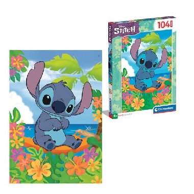 Puzzle Super: Stitch 104 dlk - neuveden