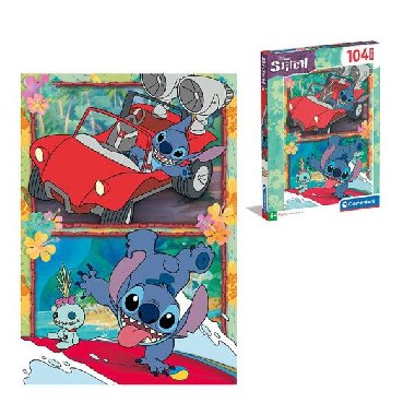 Puzzle Super: Stitch 104 dlk - neuveden