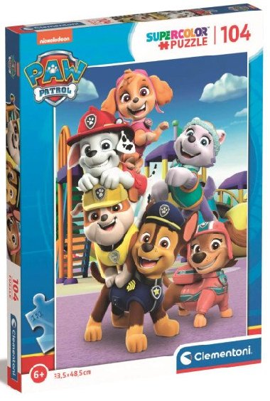 Puzzle Super: Paw Patrol 104 dílků - neuveden