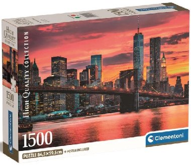 Puzzle East River za soumraku 1500 dlk - neuveden
