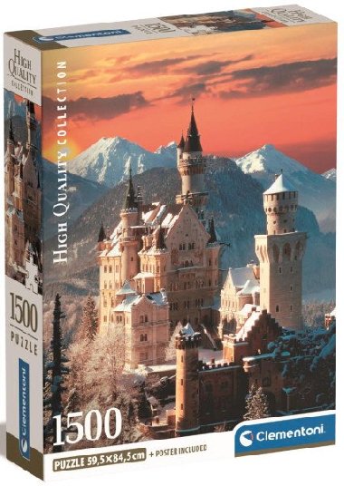 Puzzle Neuschwanstein 1500 dlk - neuveden
