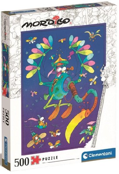 Puzzle Mordillo: Cesta 500 dlk - neuveden