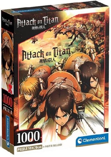Puzzle Attack on Titan 1000 dlk - neuveden