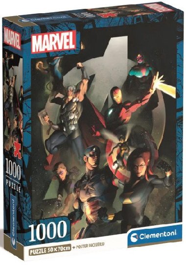 Puzzle Marvel: Avengers 1000 dlk - neuveden