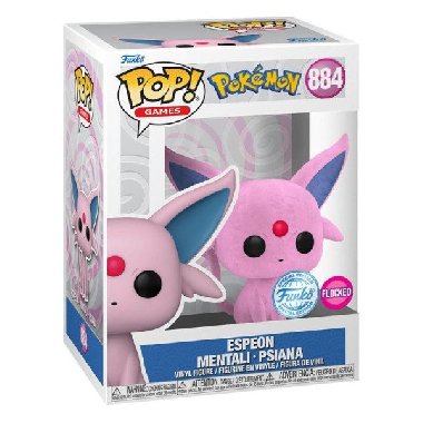 Funko POP Games: Pokmon - Espeon (FLOCKED) #884 - neuveden