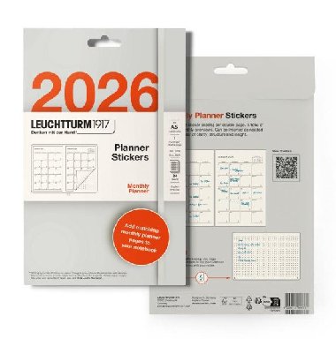 Monthly Planner Stickers 2026 - neuveden