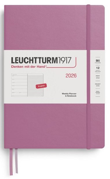 Weekly Planner & Notebook 2026 Composition (B5) Dusty Rose - neuveden